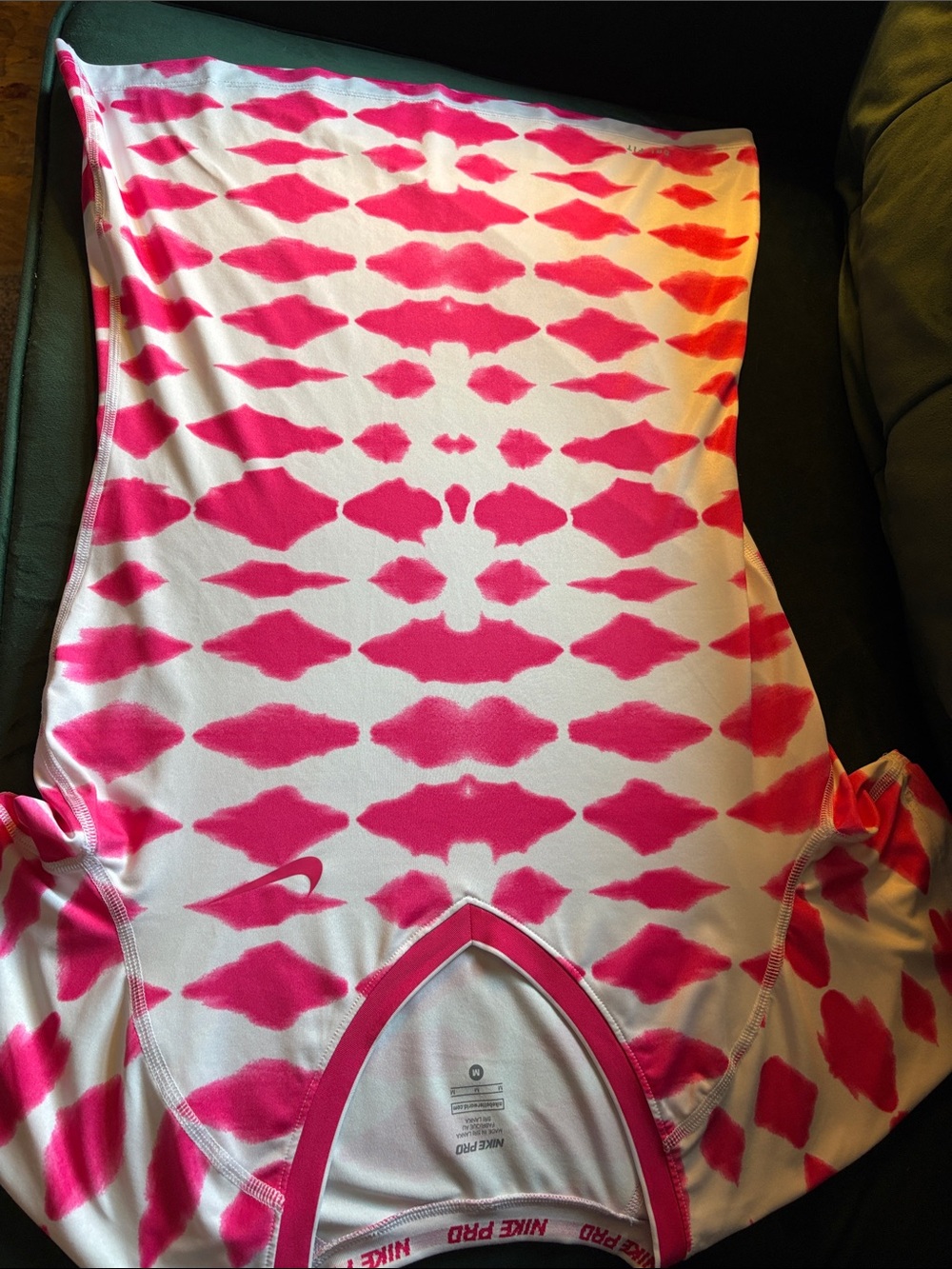 Nike ~ Hot Pink and White Tie-Dye Women’s Shirt